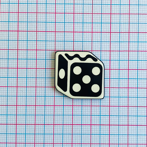 PIN ✦ DADOS ACRILICOS