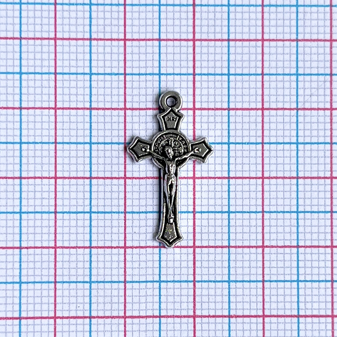 DIJE ✦ CRUZ CRISTO/SAN BENITO ZAMAK 2