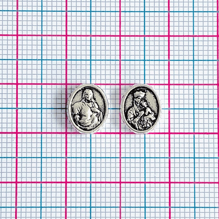 SEPARADOR ✦ CORAZÓN DE JESÚS / VIRGEN DEL CARMEN ZAMAK 2