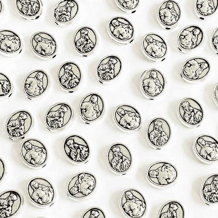 SEPARADOR ✦ CORAZÓN DE JESÚS / VIRGEN DEL CARMEN ZAMAK 1