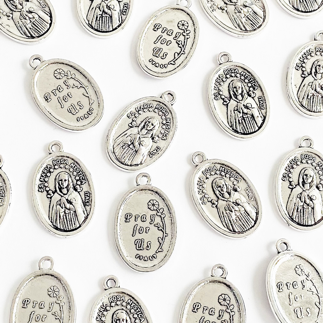 MEDALLA ✦ ROSA MÍSTICA ZAMAK 1