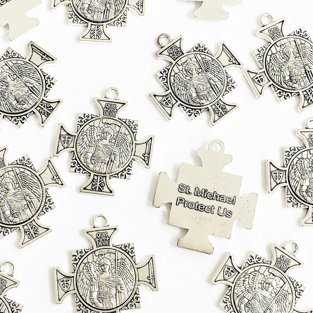 MEDALLA ✦ SAN MIGUEL ARCANGEL ZAMAK 1