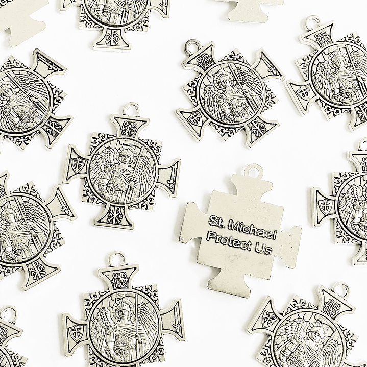 MEDALLA ✦ SAN MIGUEL ARCANGEL ZAMAK 1