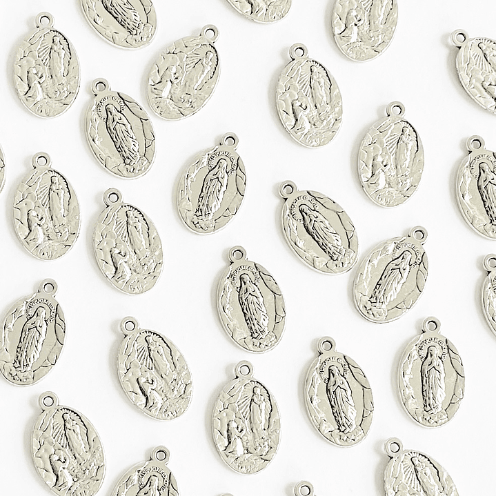 MEDALLA ✦ VIRGEN DE FÁTIMA ZAMAK 1