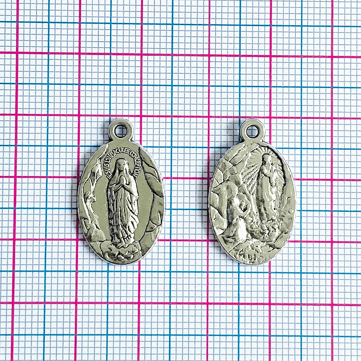 MEDALLA ✦ VIRGEN DE FÁTIMA ZAMAK 2