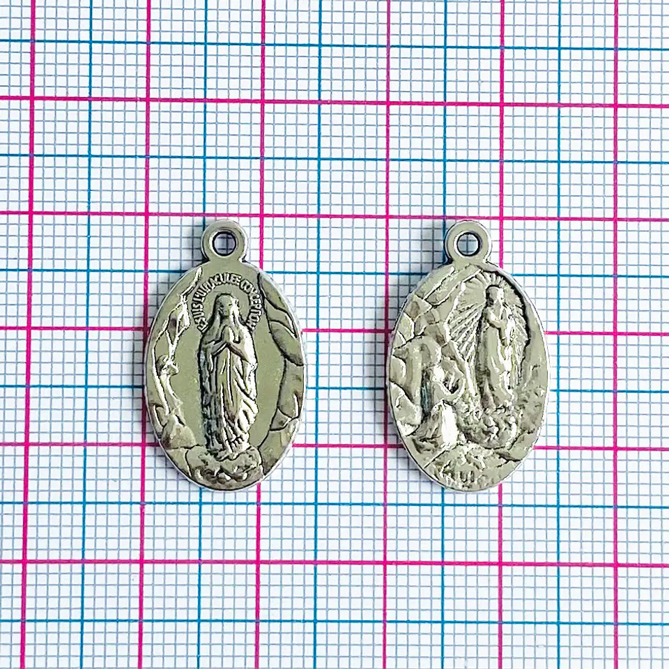 MEDALLA ✦ VIRGEN DE FÁTIMA ZAMAK 2