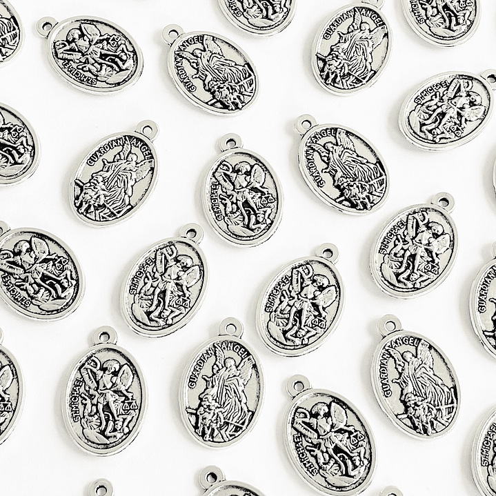 MEDALLA ✦ SAN MIGUEL / ANGEL DE LA GUARDA ZAMAK 1