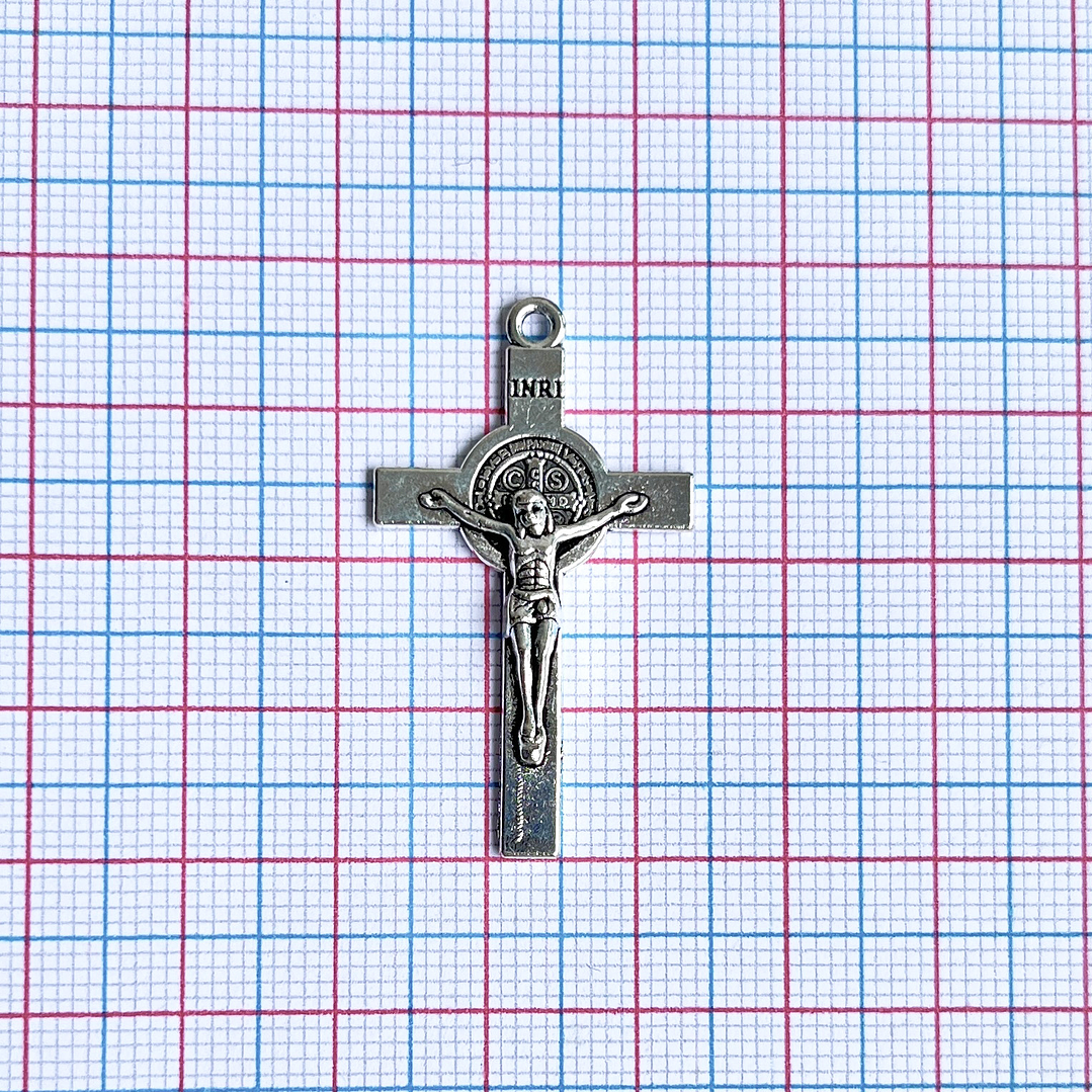 DIJE ✦ CRUZ CRISTO/SAN BENITO ZAMAK 2