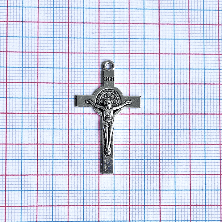 DIJE ✦ CRUZ CRISTO/SAN BENITO ZAMAK 2