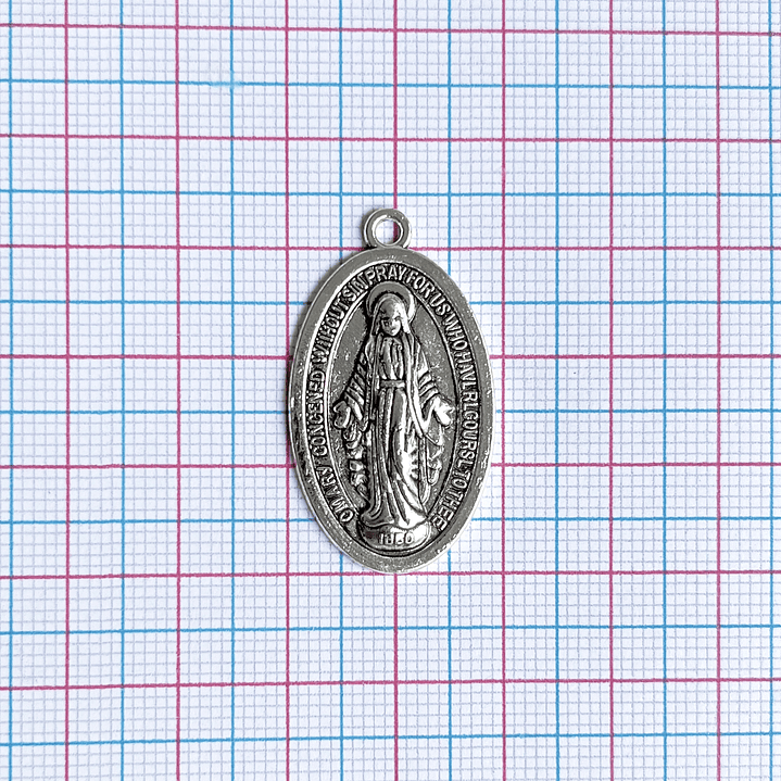 MEDALLA ✦ VIRGEN MILAGOSA ZAMAK 2