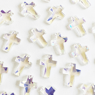 DIJE ✦ CRUZ CRISTAL