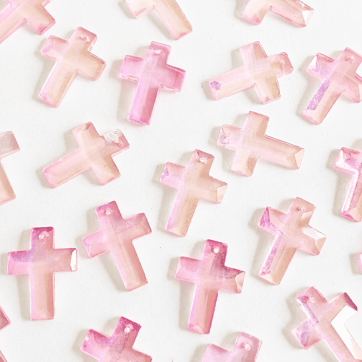 DIJE ✦ CRUZ CRISTAL 3