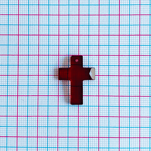 DIJE ✦ CRUZ CRISTAL