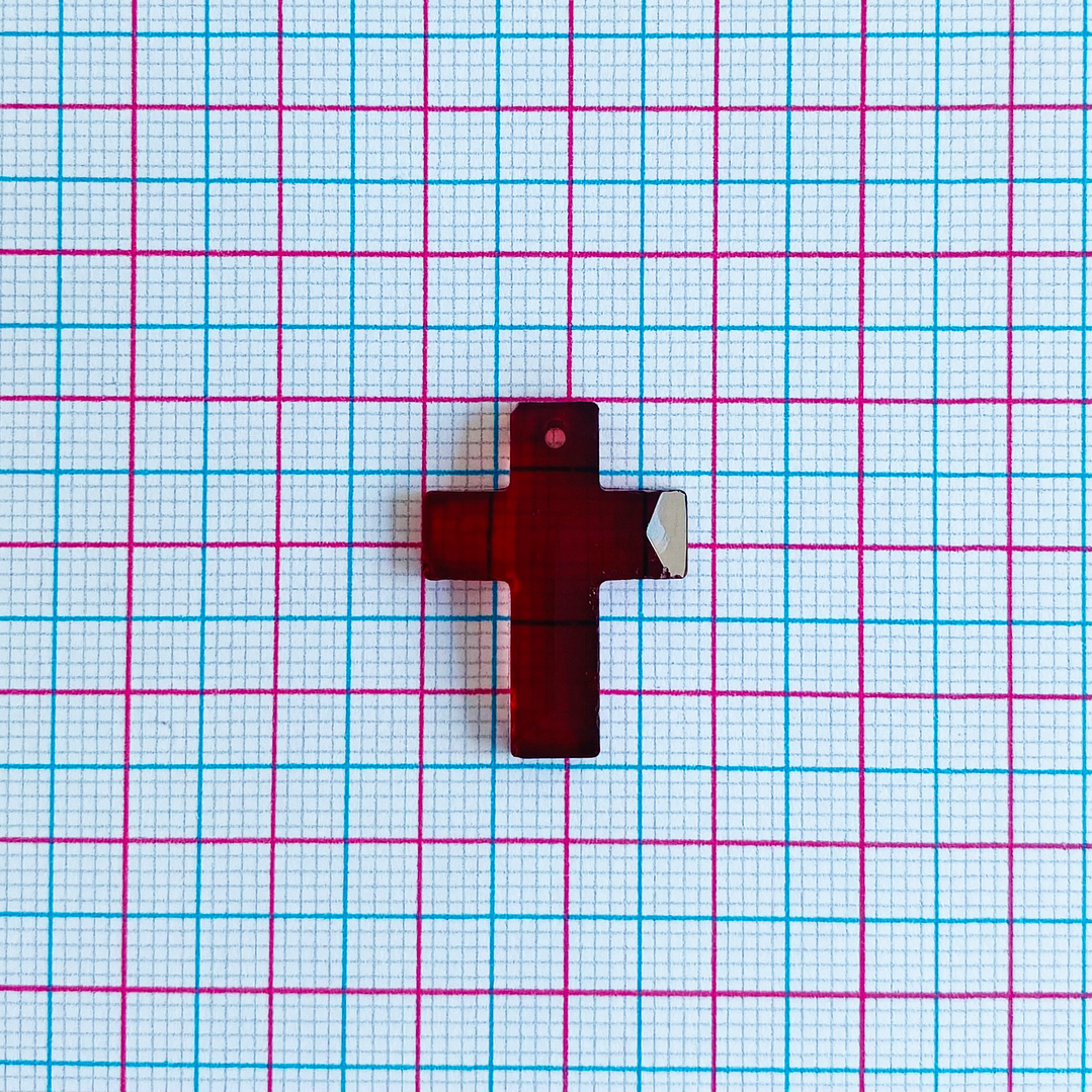 DIJE ✦ CRUZ CRISTAL 2