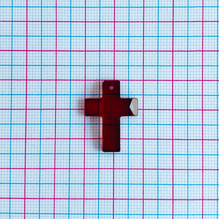 DIJE ✦ CRUZ CRISTAL 2