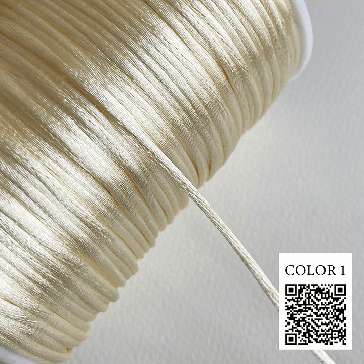 CORDÓN ✦ SEDA ITALIANO PARA 2MM (ELIGE TU COLOR FAVORITO) 1