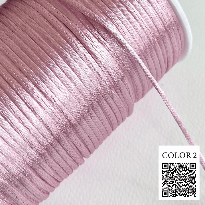 CORDÓN ✦ SEDA ITALIANO PARA 2MM (ELIGE TU COLOR FAVORITO) 3