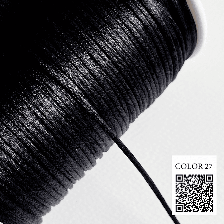 CORDÓN ✦ SEDA ITALIANO PARA 2MM (ELIGE TU COLOR FAVORITO) 5
