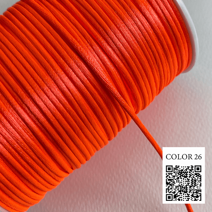 CORDÓN ✦ SEDA ITALIANO PARA 2MM (ELIGE TU COLOR FAVORITO) 7