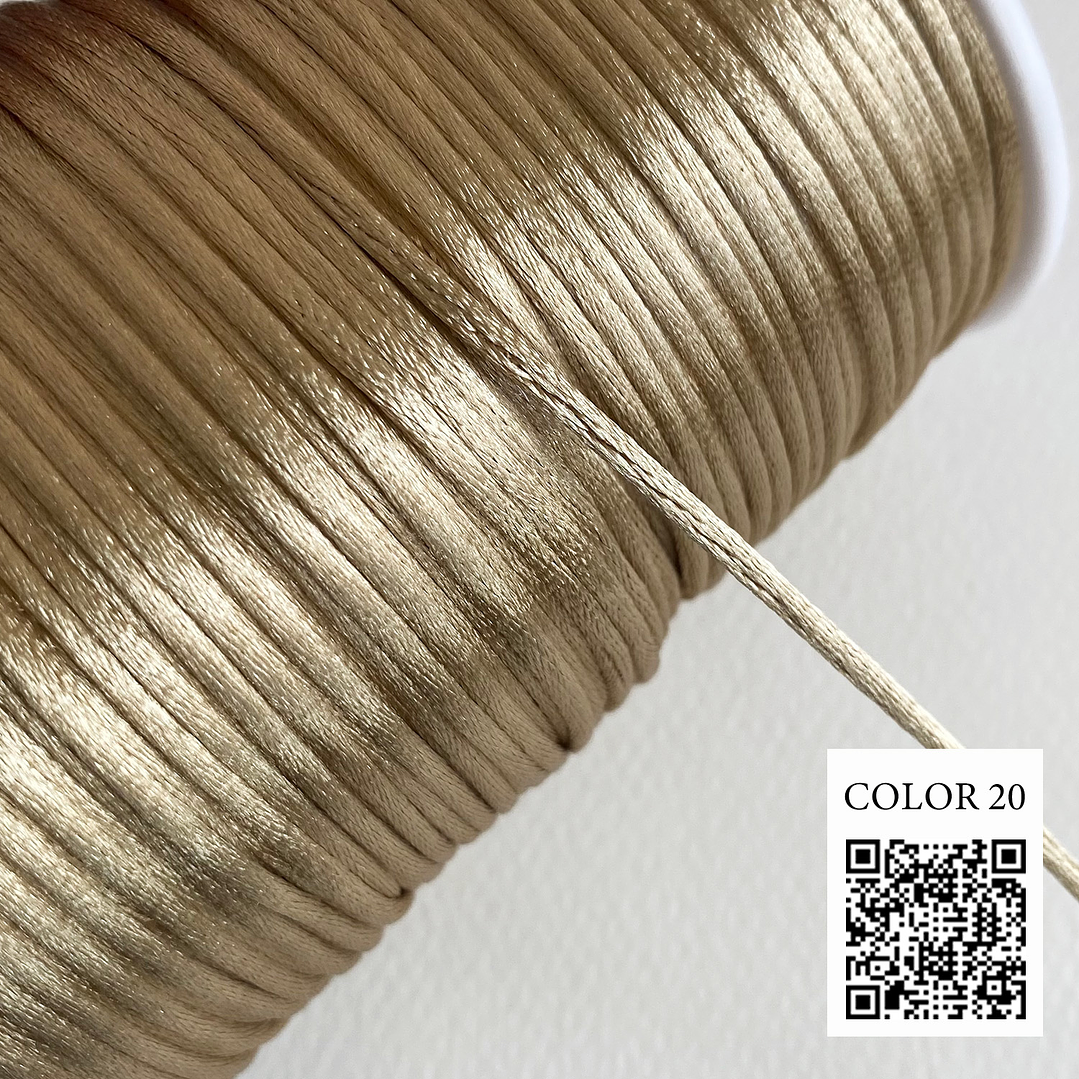 CORDÓN ✦ SEDA ITALIANO PARA 2MM (ELIGE TU COLOR FAVORITO) 10