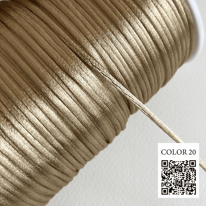 CORDÓN ✦ SEDA ITALIANO PARA 2MM (ELIGE TU COLOR FAVORITO) 10
