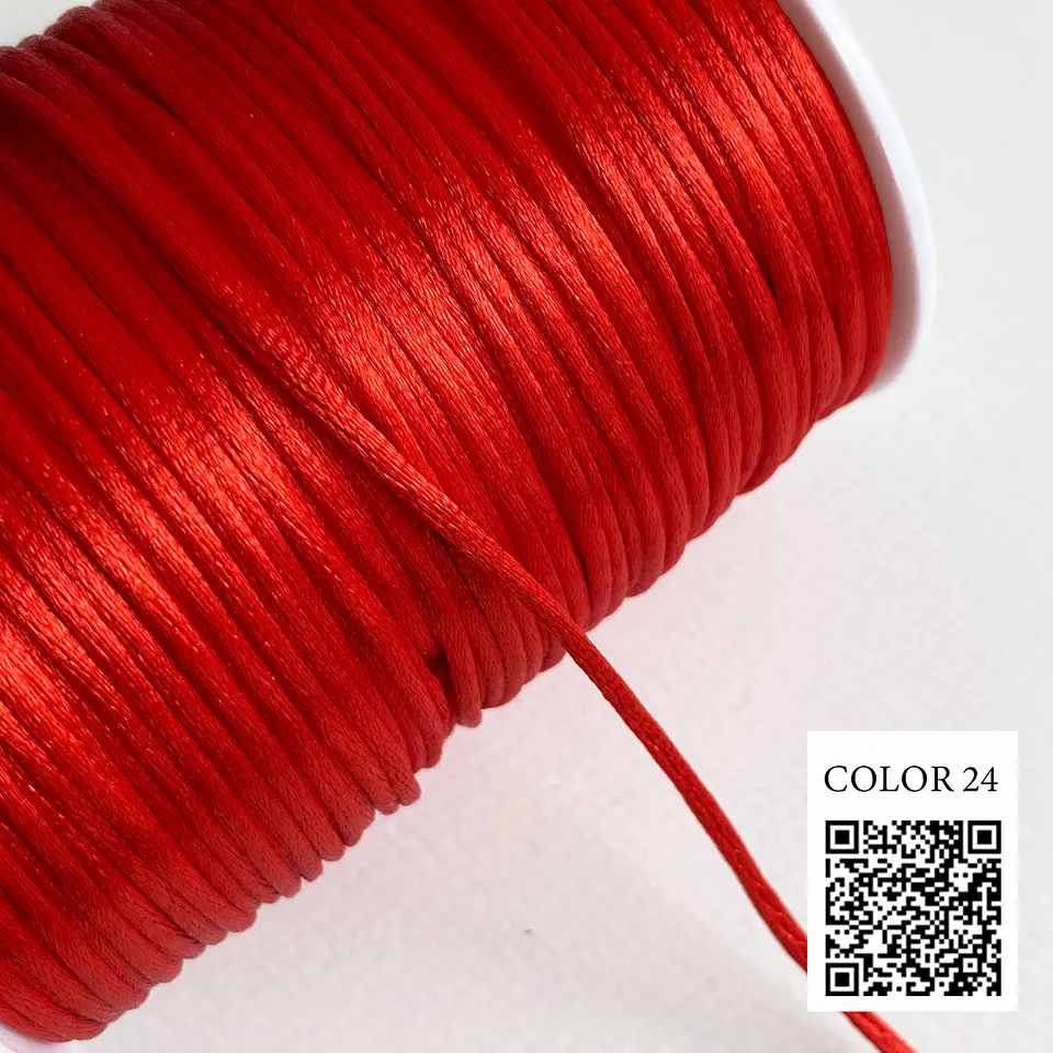 CORDÓN ✦ SEDA ITALIANO PARA 2MM (ELIGE TU COLOR FAVORITO) 12