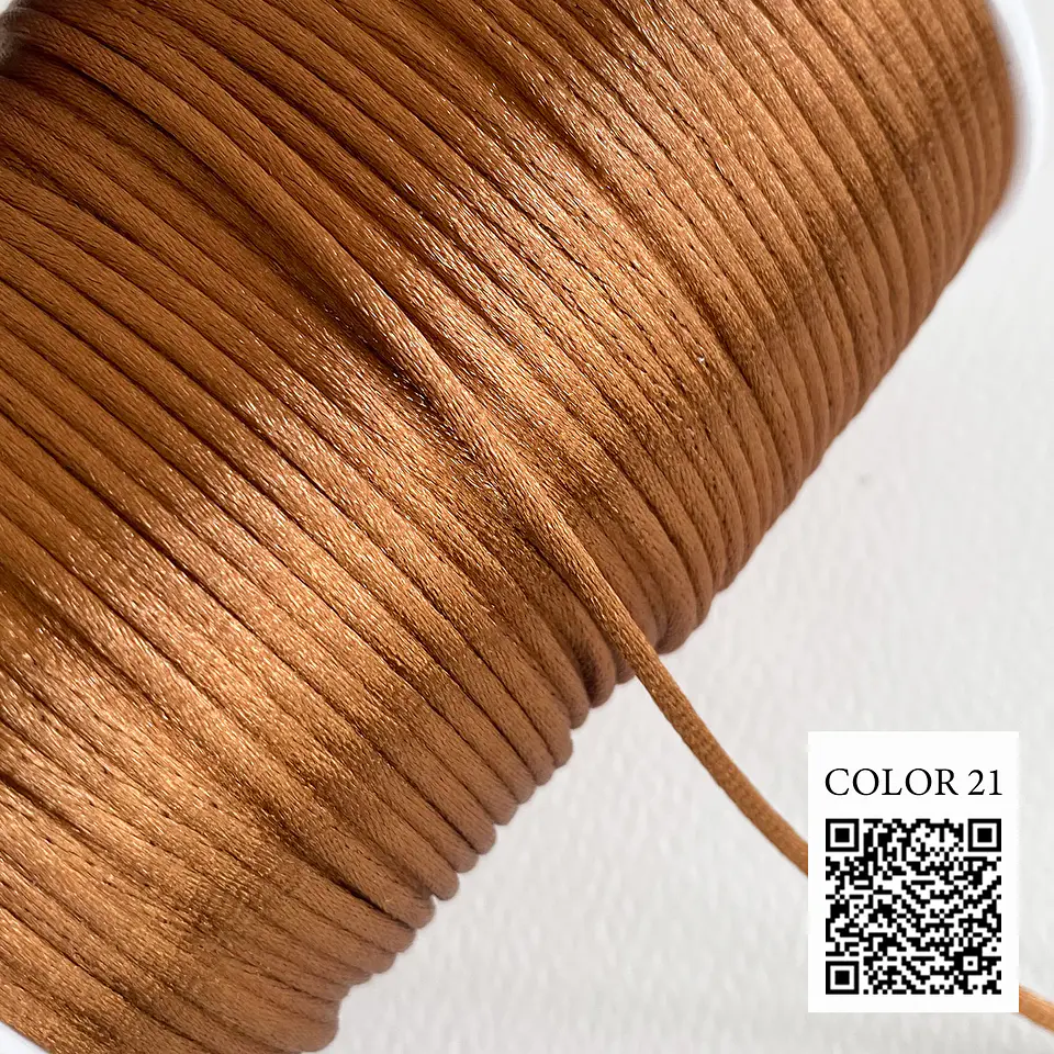 CORDÓN ✦ SEDA ITALIANO PARA 2MM (ELIGE TU COLOR FAVORITO) 13