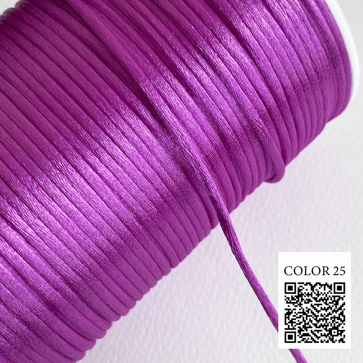 CORDÓN ✦ SEDA ITALIANO PARA 2MM (ELIGE TU COLOR FAVORITO) 14