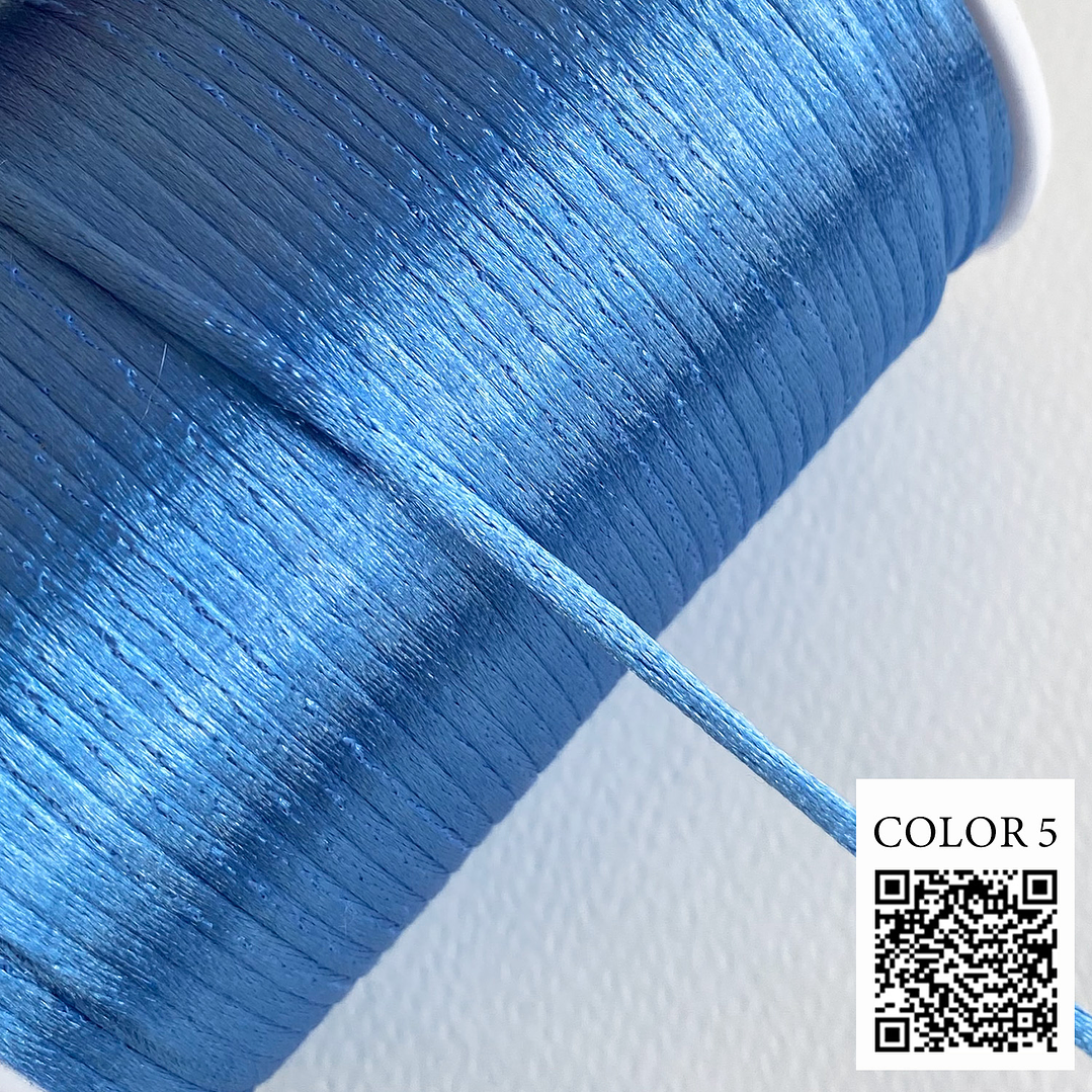 CORDÓN ✦ SEDA ITALIANO PARA 2MM (ELIGE TU COLOR FAVORITO) 16