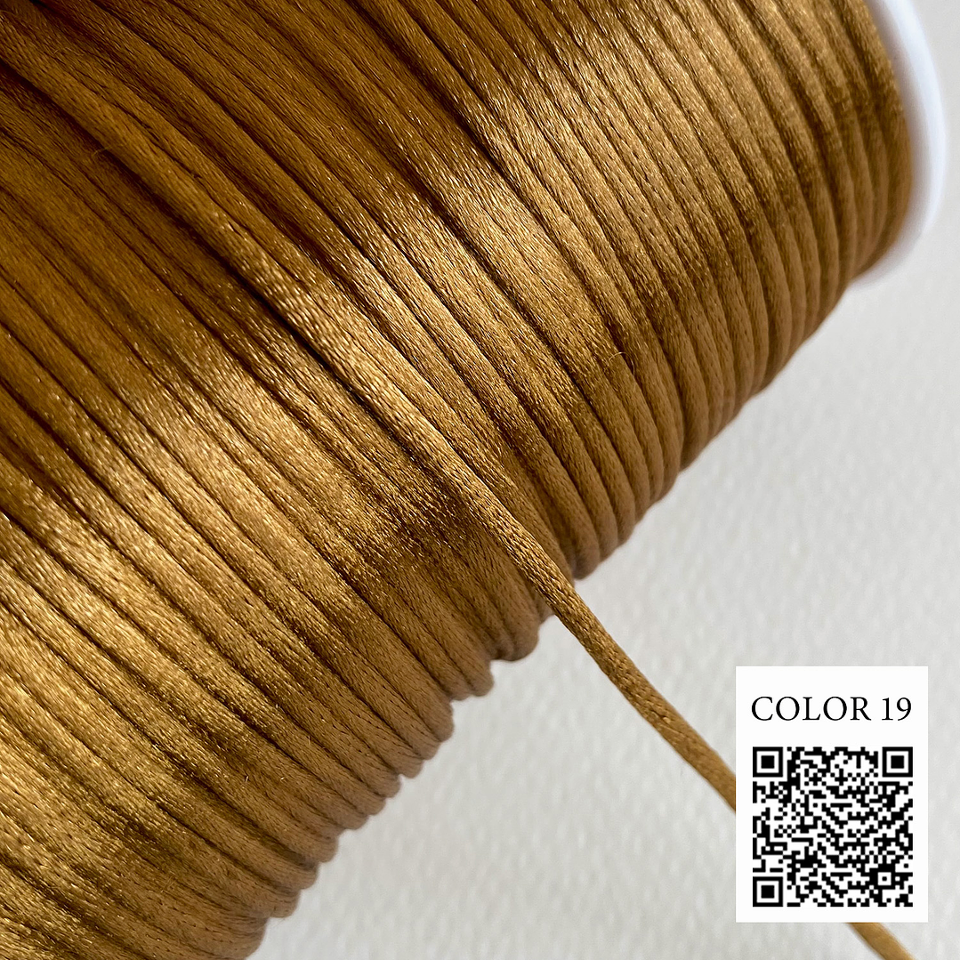 CORDÓN ✦ SEDA ITALIANO PARA 2MM (ELIGE TU COLOR FAVORITO) 17