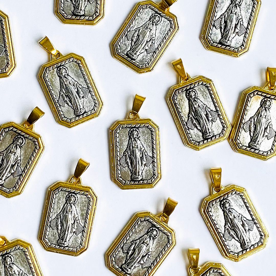 MEDALLA ✦ VIRGEN MILAGROSA ZAMAK 1