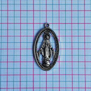 MEDALLA ✦ VIRGEN MILAGROSA ZAMAK