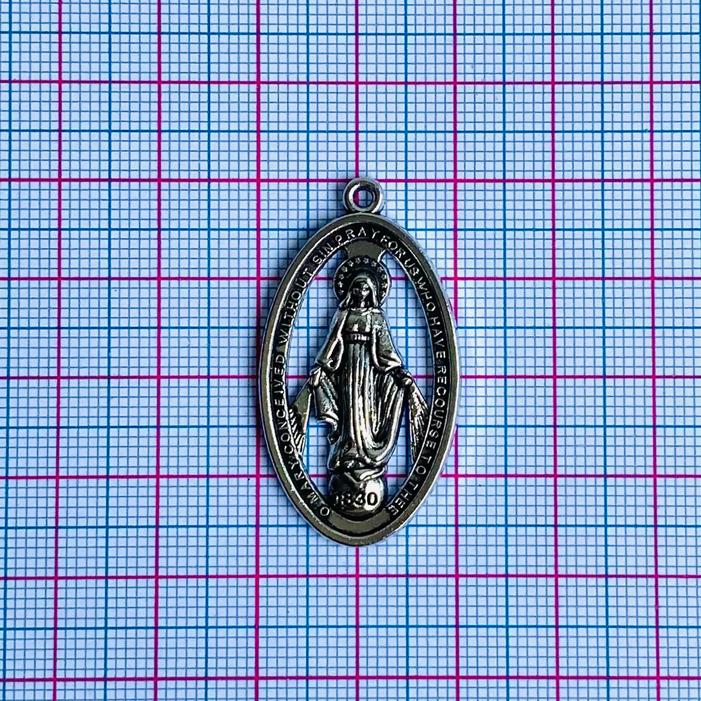 MEDALLA ✦ VIRGEN MILAGROSA ZAMAK 2