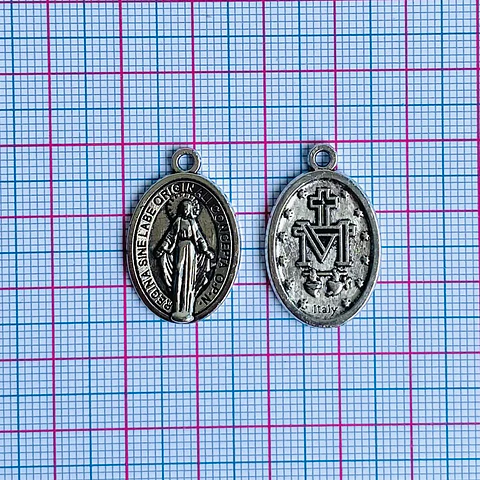 MEDALLA ✦ VIRGEN MILAGROSA ZAMAK
