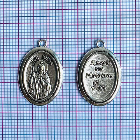 MEDALLA ✦ SAN JUDAS TADEO EN ZAMAK