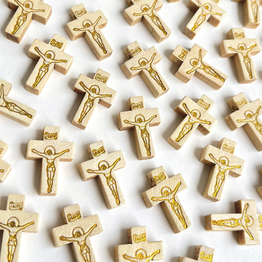 SEPARADOR ✦ CRUZ CRISTO MADERA 1