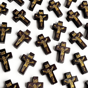 SEPARADOR ✦ CRUZ CRISTO MADERA