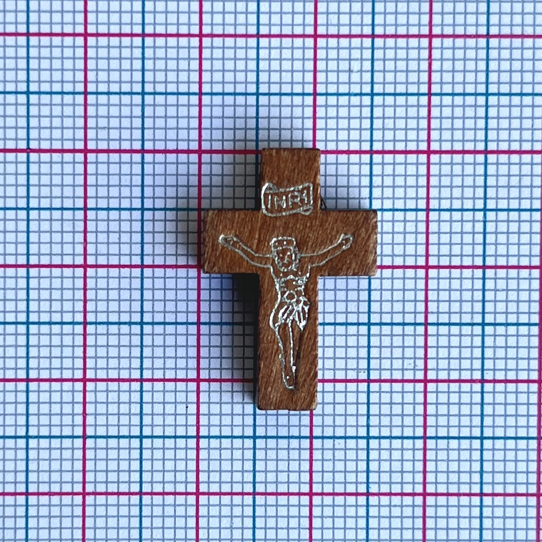 SEPARADOR ✦ CRUZ CRISTO MADERA 2