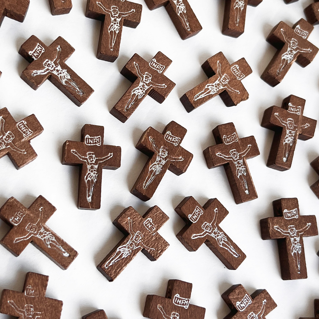 SEPARADOR ✦ CRUZ CRISTO MADERA 3