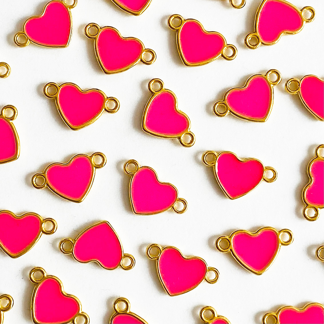 DIJE ✦ CORAZÓN BAÑO DE ORO (ELIGE TU FAVORITO) 1