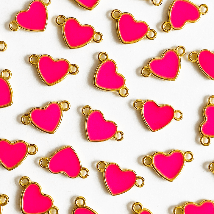 DIJE ✦ CORAZÓN BAÑO DE ORO (ELIGE TU FAVORITO) 1