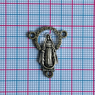 CRUCERO ✦ VIRGEN MILAGROSA EN ZAMAK 