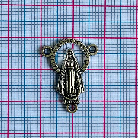CRUCERO ✦ VIRGEN MILAGROSA EN ZAMAK 