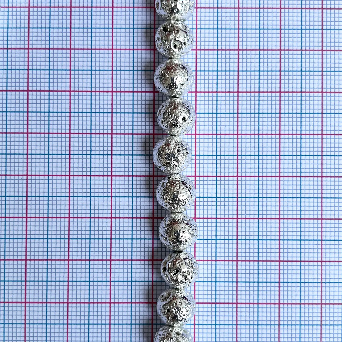 SEPARADOR ✦ BOLA VOLCÁNICA EN ACERINA 8MM (ELIGE TU COLOR FAVORITO) 2