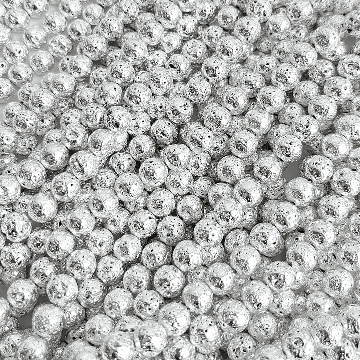 SEPARADOR ✦ BOLA VOLCÁNICA EN ACERINA 8MM (ELIGE TU COLOR FAVORITO) 3