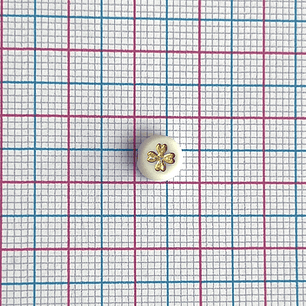 SEPARADOR ✦ PASTILLA TREBOL DORADO