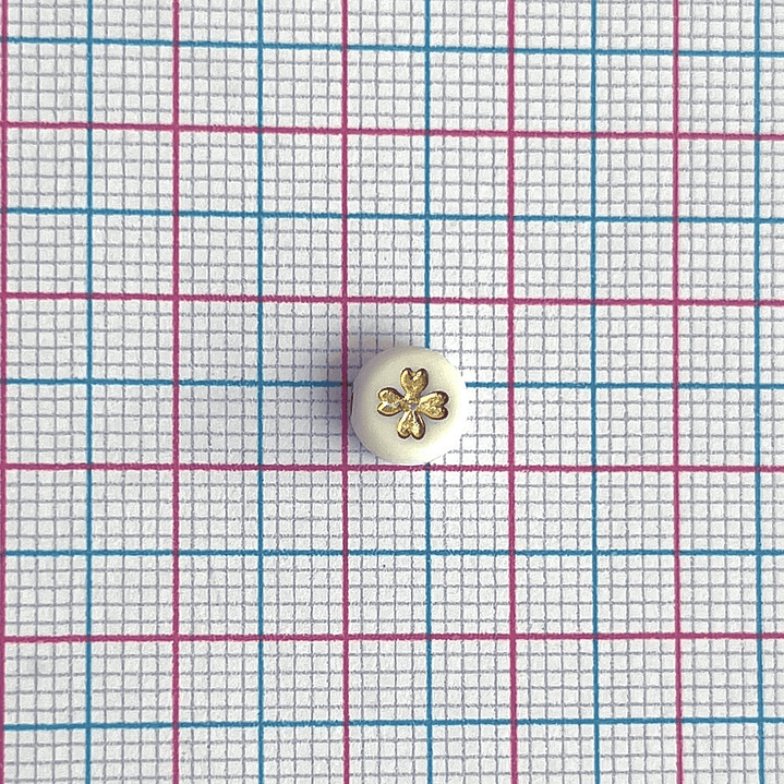 SEPARADOR ✦ PASTILLA TREBOL DORADO 2