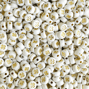 SEPARADOR ✦ PASTILLA TREBOL DORADO