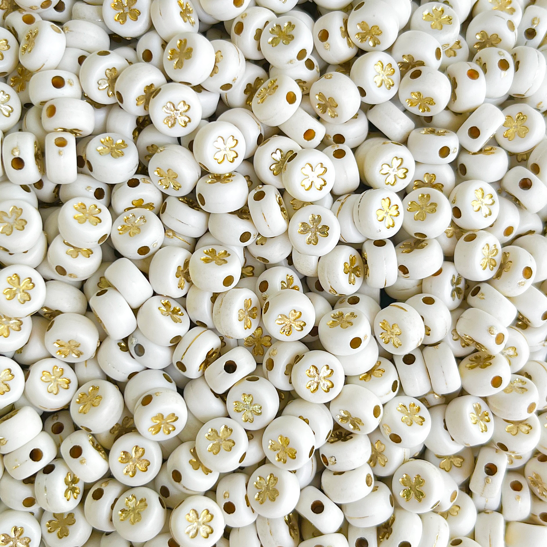 SEPARADOR ✦ PASTILLA TREBOL DORADO 1