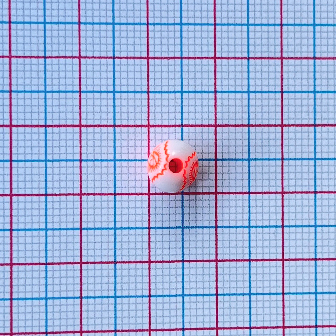 SEPARADOR ✦ BOLA VIRGEN DE GUADALUPE 8MM 2